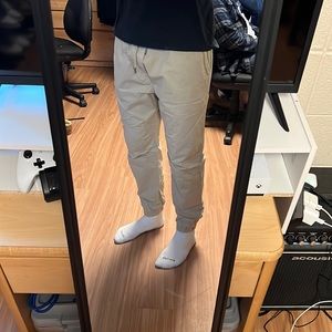 American Eagle Light Khaki Joggers